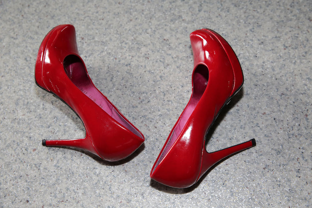 Rote High Heels von Johanna Weber